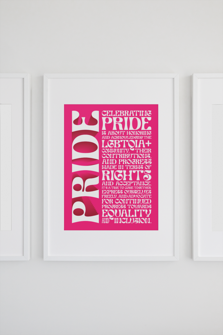 LGBTQ+ Wall Art - LGBTQ Home Decor - Queer Unisex Apparel